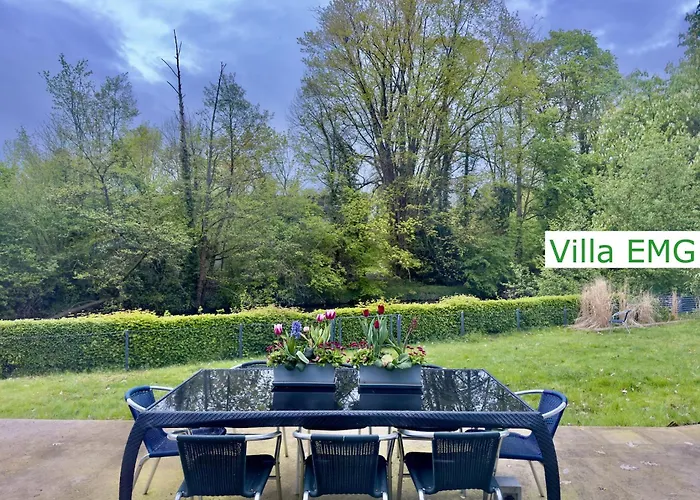 Einzigartige Luxus Design Emg Nah Muenster Mit Garten Direkt An Der Ems, Bis Max 10 Personen Vila