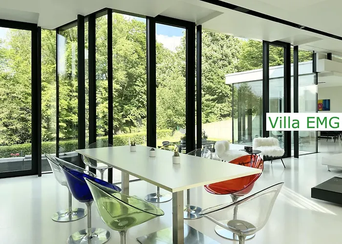 Vila Einzigartige Luxus Design Emg Nah Muenster Mit Garten Direkt An Der Ems, Bis Max 10 Personen *