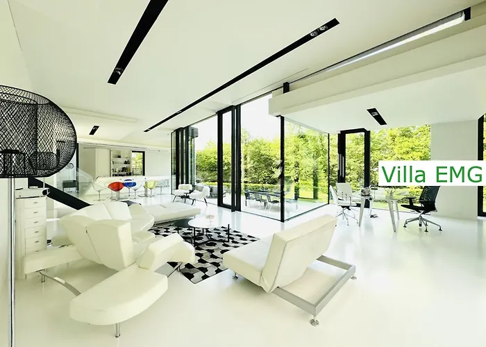 Vila Einzigartige Luxus Design Emg Nah Muenster Mit Garten Direkt An Der Ems, Bis Max 10 Personen Warendorf