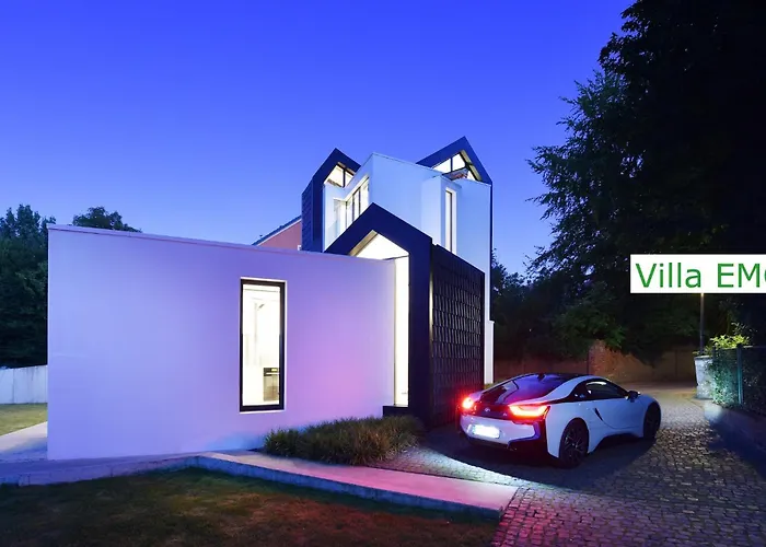 Vila Einzigartige Luxus Design Emg Nah Muenster Mit Garten Direkt An Der Ems, Bis Max 10 Personen