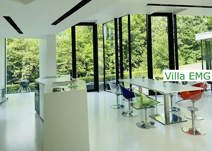 Einzigartige Luxus Design Emg Nah Muenster Mit Garten Direkt An Der Ems, Bis Max 10 Personen *