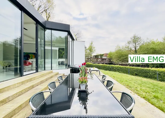 Einzigartige Luxus Design Emg Nah Muenster Mit Garten Direkt An Der Ems, Bis Max 10 Personen Vila