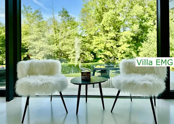 Vila Einzigartige Luxus Design Emg Nah Muenster Mit Garten Direkt An Der Ems, Bis Max 10 Personen Warendorf