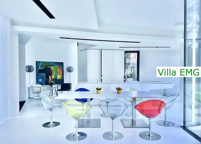 Einzigartige Luxus Design Emg Nah Muenster Mit Garten Direkt An Der Ems, Bis Max 10 Personen *