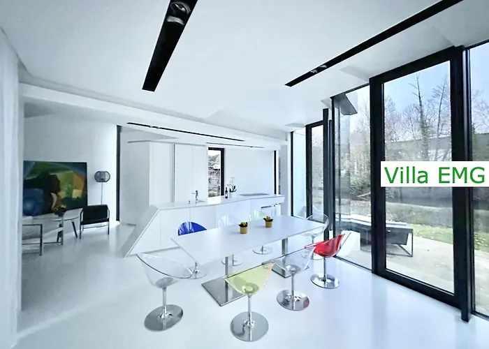 Vila Einzigartige Luxus Design Emg Nah Muenster Mit Garten Direkt An Der Ems, Bis Max 10 Personen *