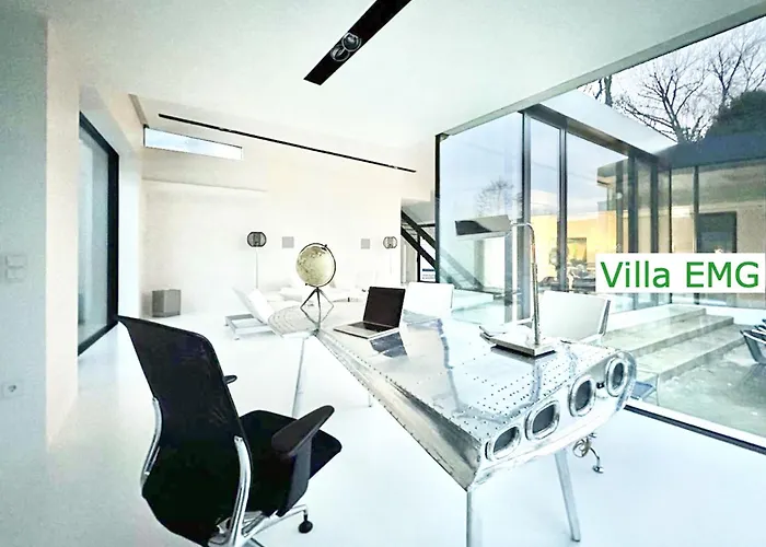 Einzigartige Luxus Design Emg Nah Muenster Mit Garten Direkt An Der Ems, Bis Max 10 Personen *